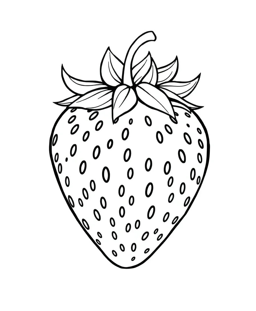 Stylish Strawberry Scene