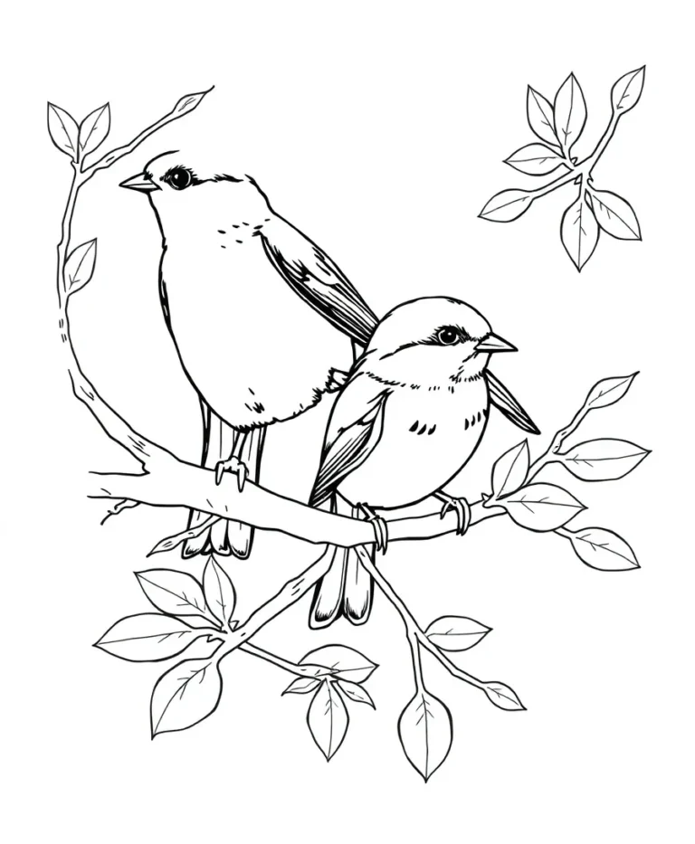 15 Elegant Spring Coloring Pages to Inspire Your Creativity