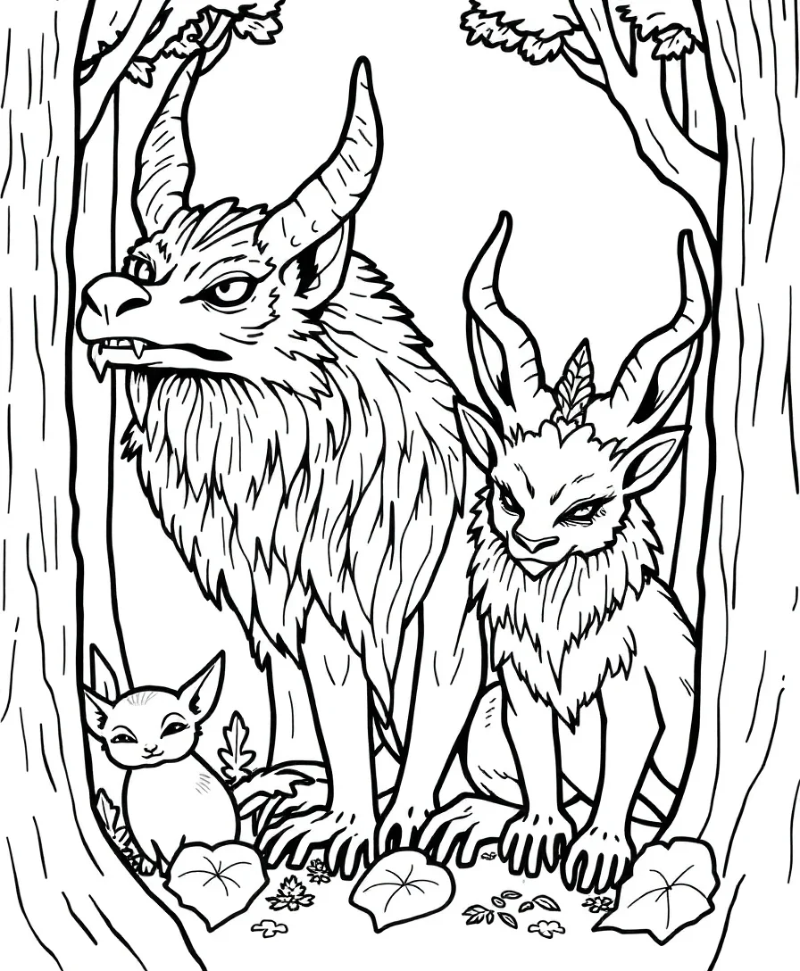 Mystical Forest Creatures
