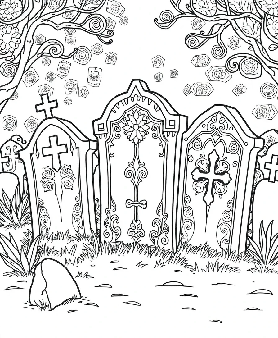 Eerie Graveyard