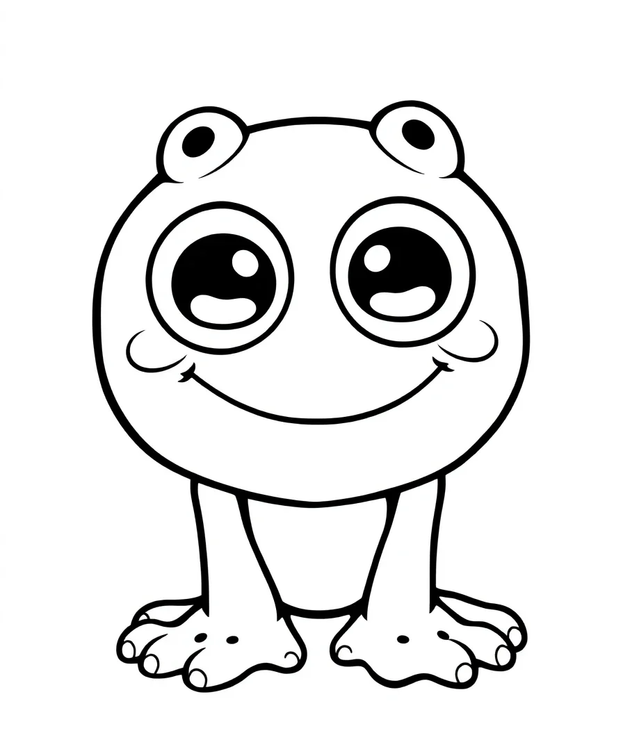 Keroppi's Cheerful Expression