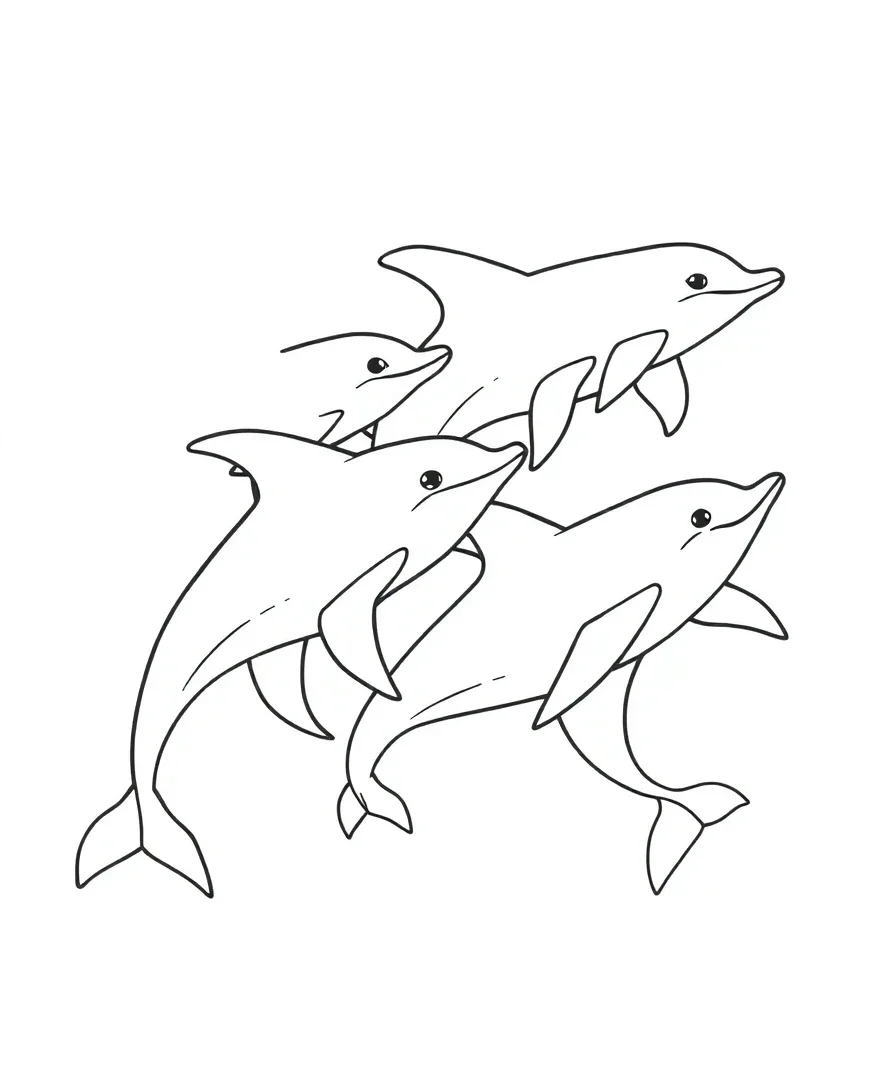 Playful Dolphins