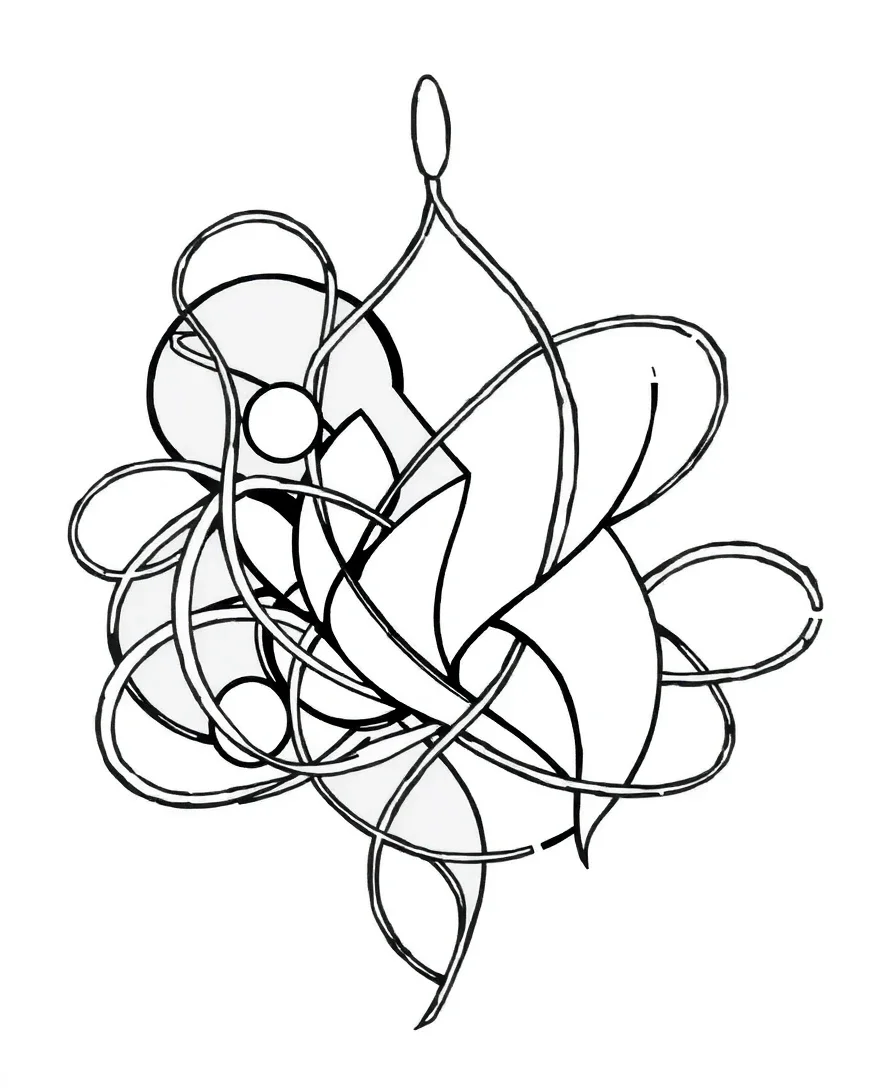 Abstract Line Art