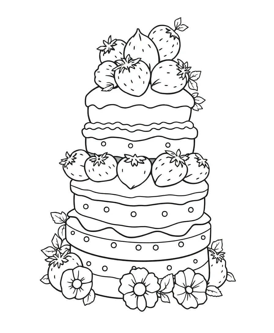 Elegant Shortcake Tower
