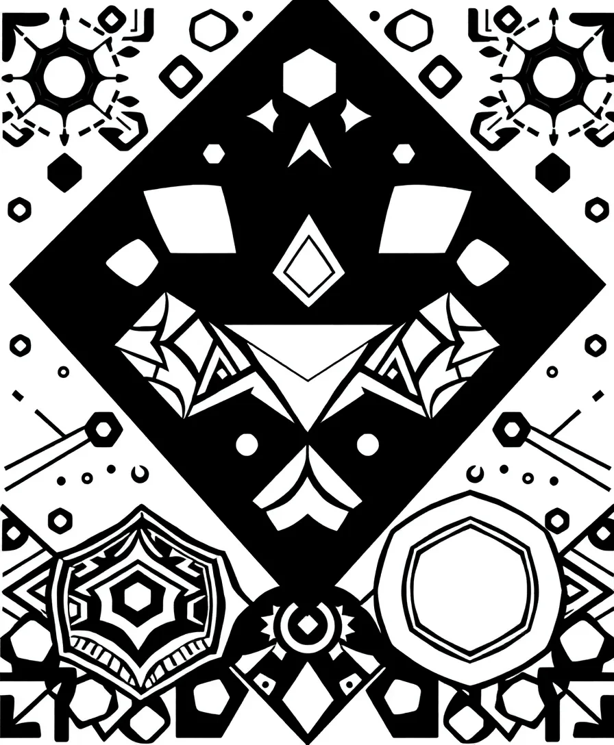 Techno Geometric Shapes