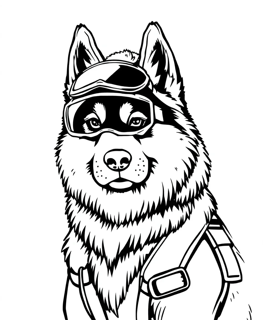 Everest the Siberian Husky