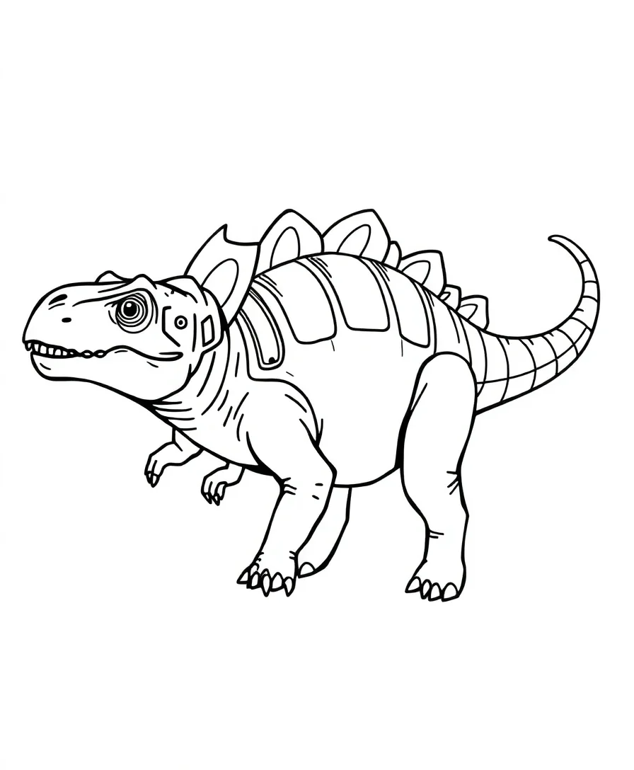 Ankylosaurus Armored Simplicity