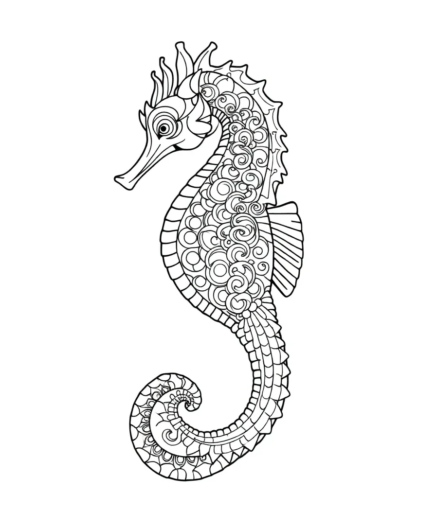 Ornate Seahorse