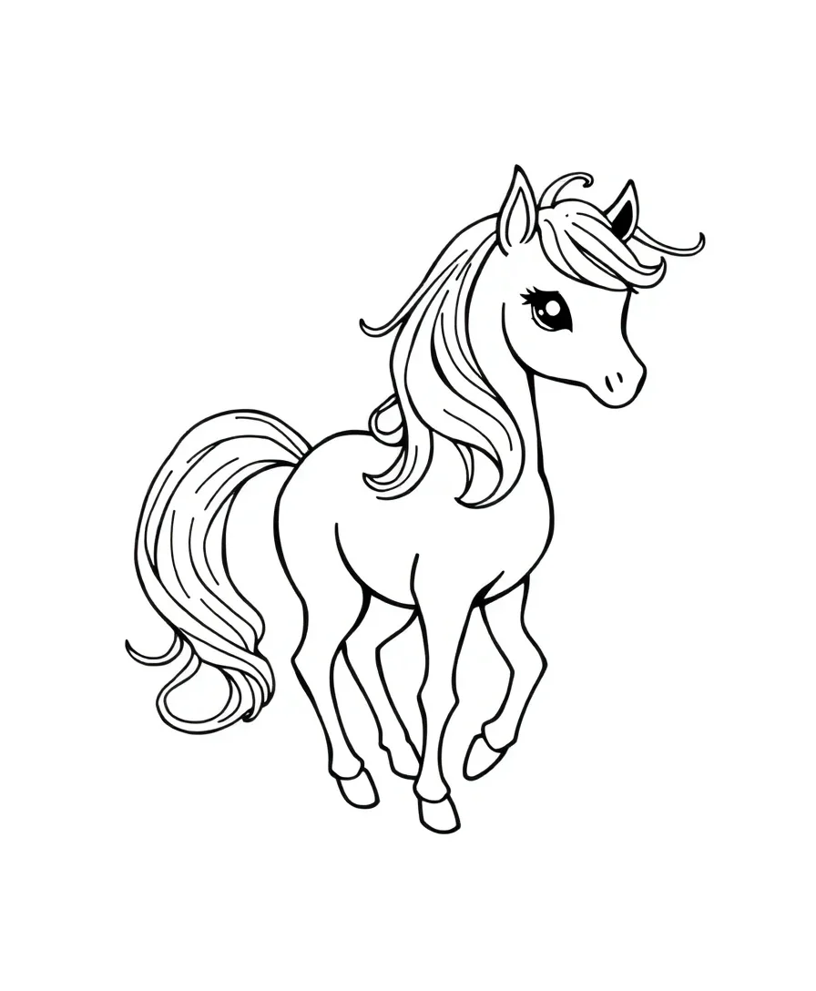 Whimsical Tail Swirls