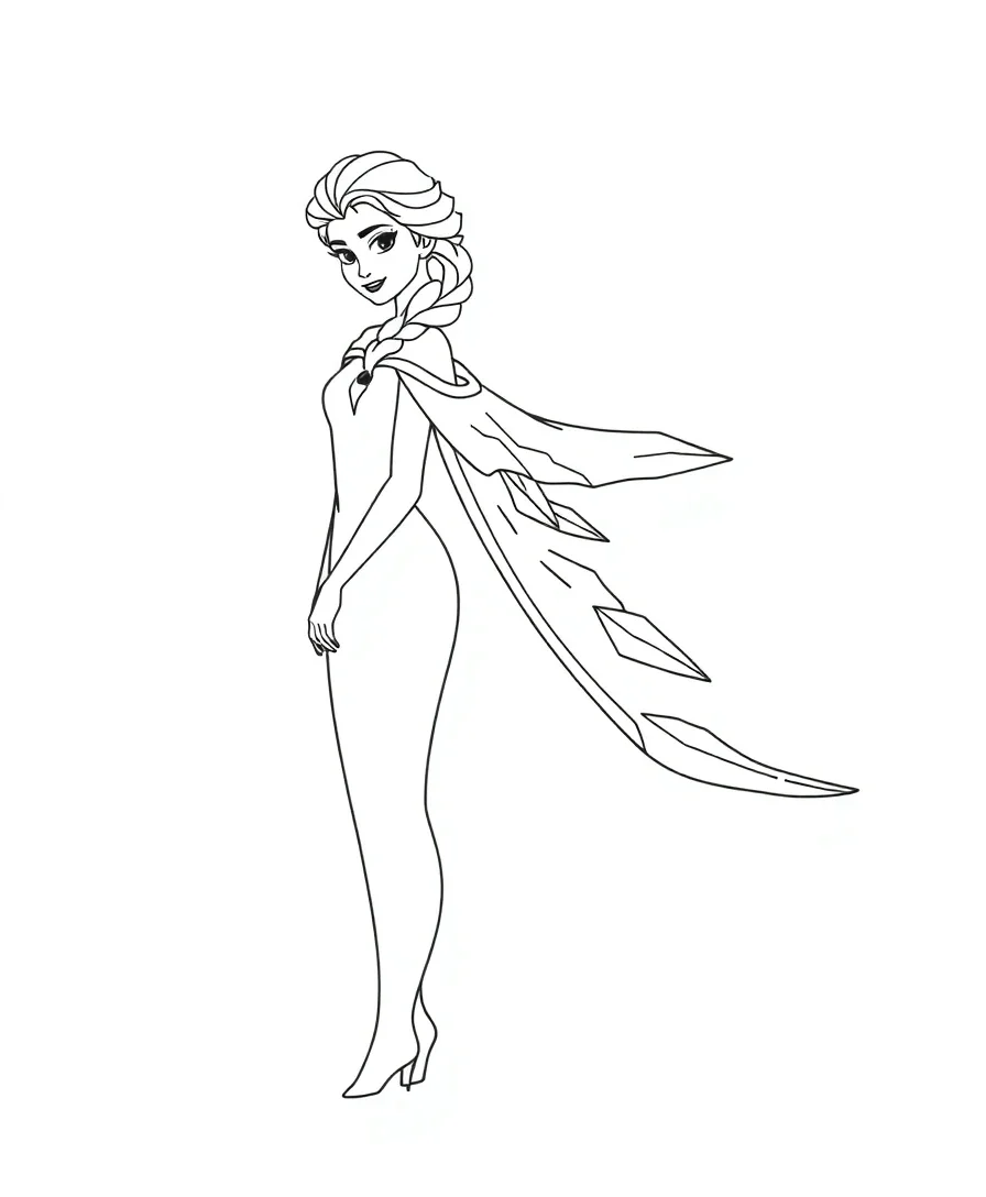 Elsa's Elegant Cape