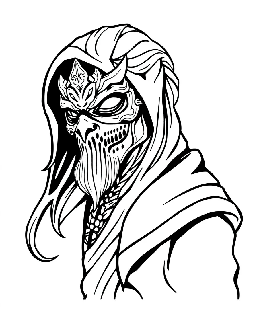Mysterious Masked Character