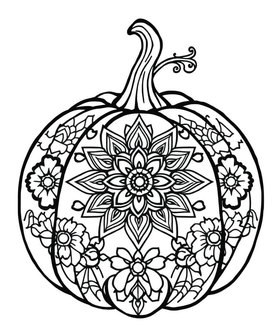 Pumpkin Mandala Designs