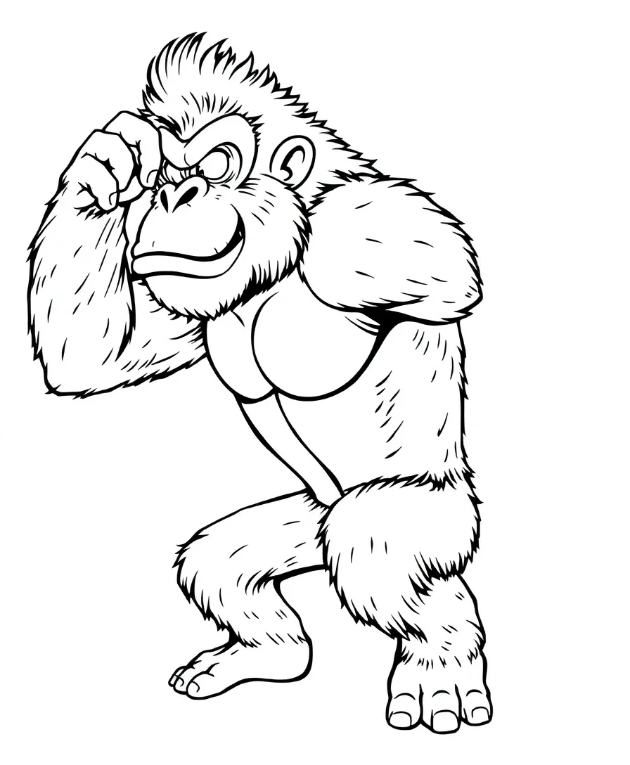 Donkey Kong's Mighty Pose
