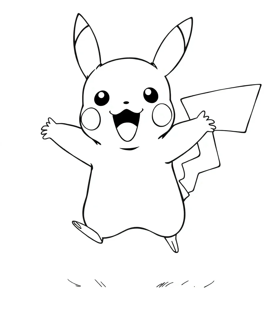 Pikachu's Playful Antics