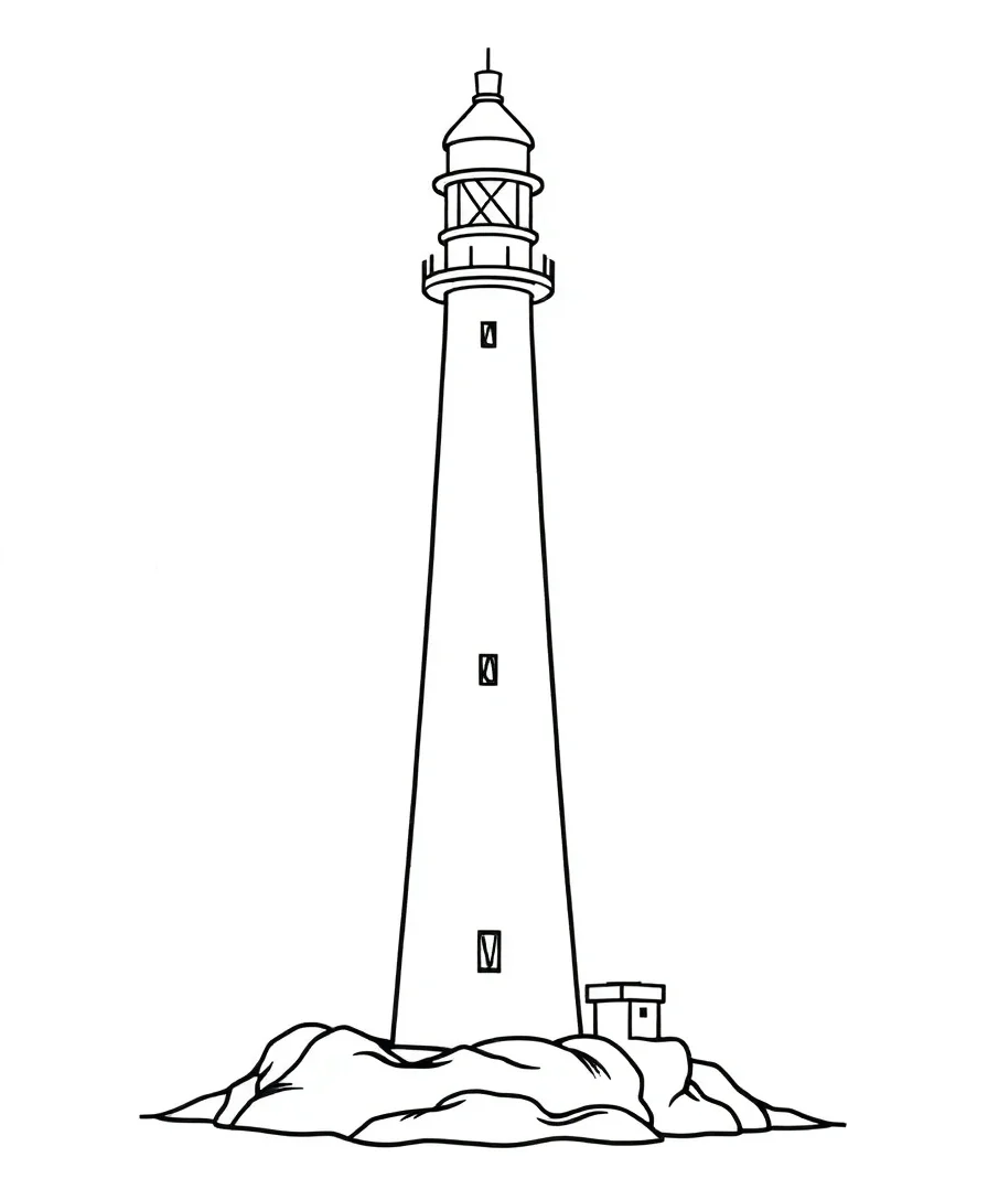 Serene Lighthouse Scene
