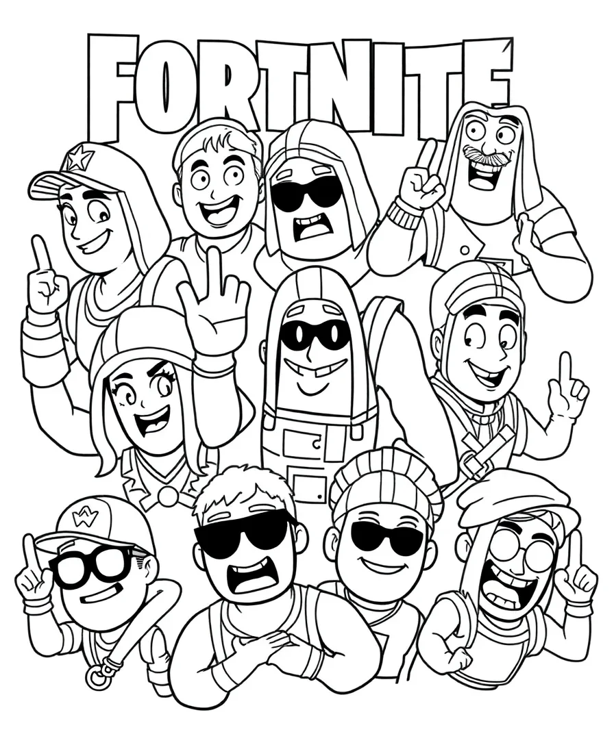 Iconic Fortnite Emotes Depicted
