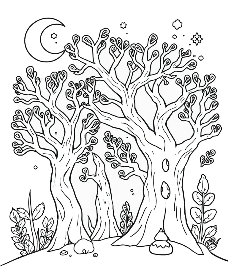 15 Charming and Easy Coloring Pages for Line Art Lovers