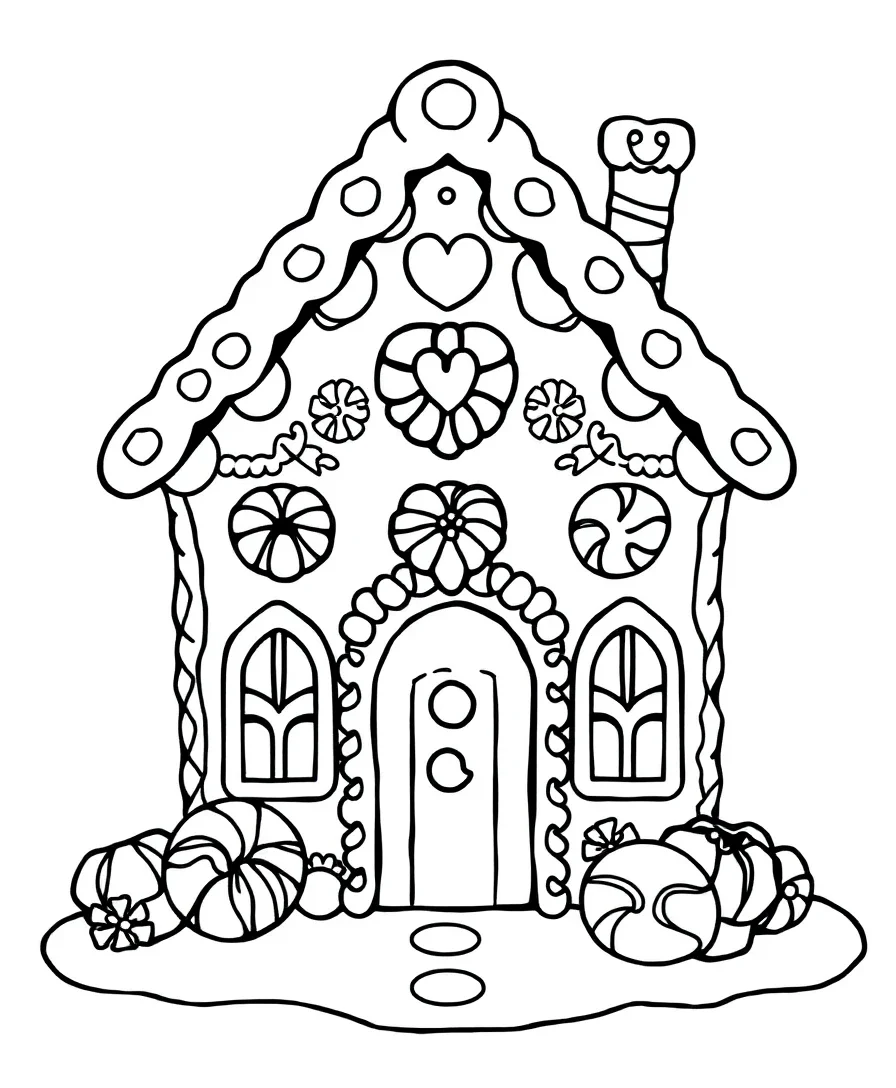 Charming Gingerbread House