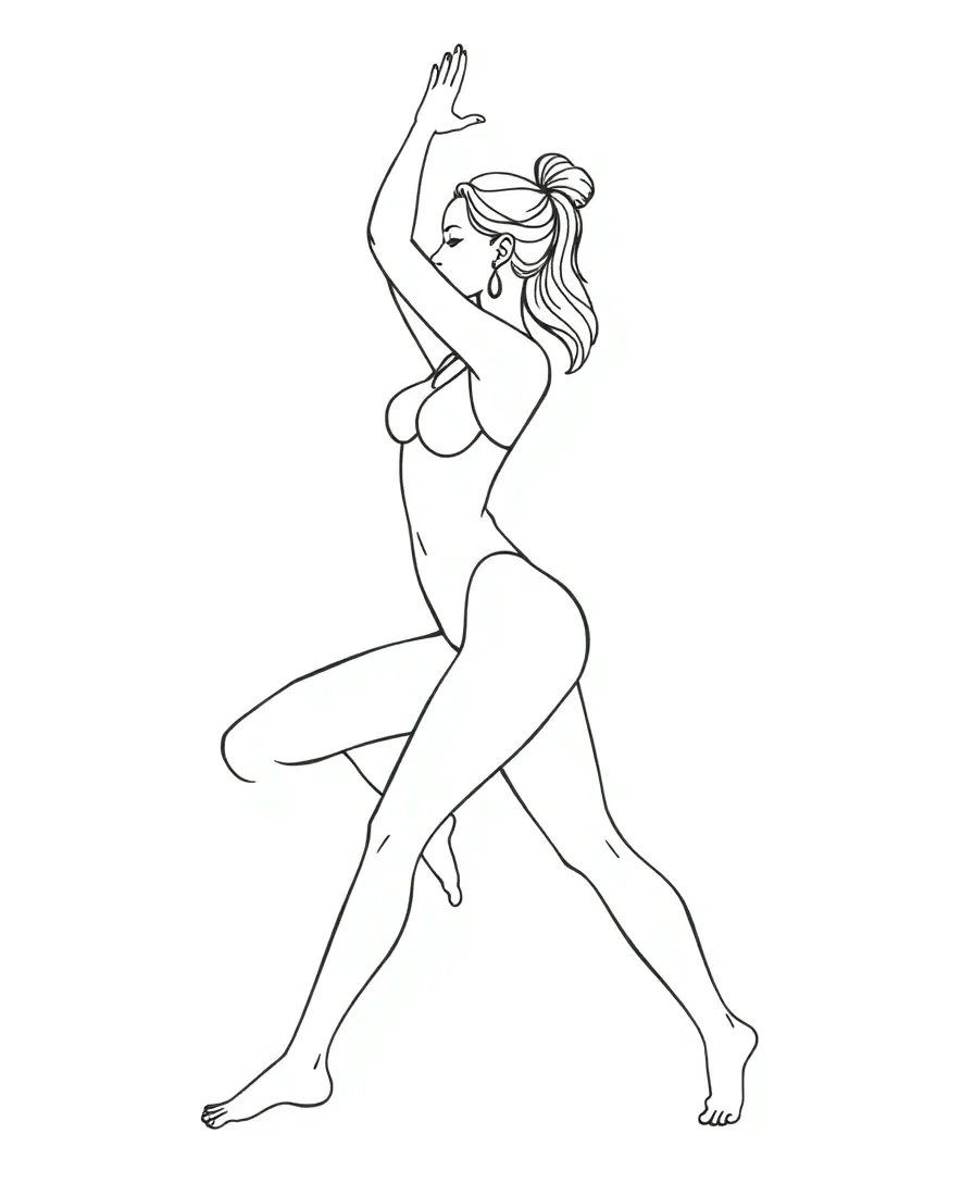Serene Yoga Pose