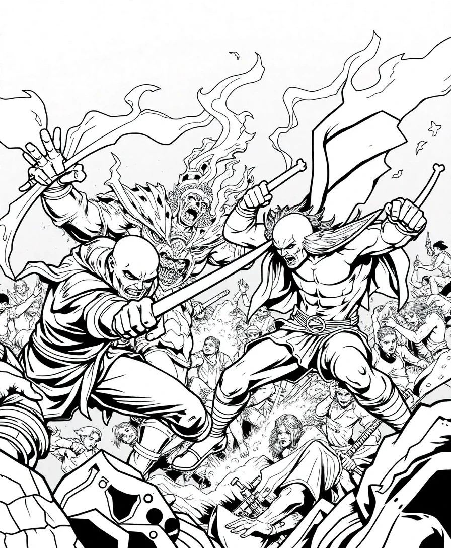 Epic Battle Scene
