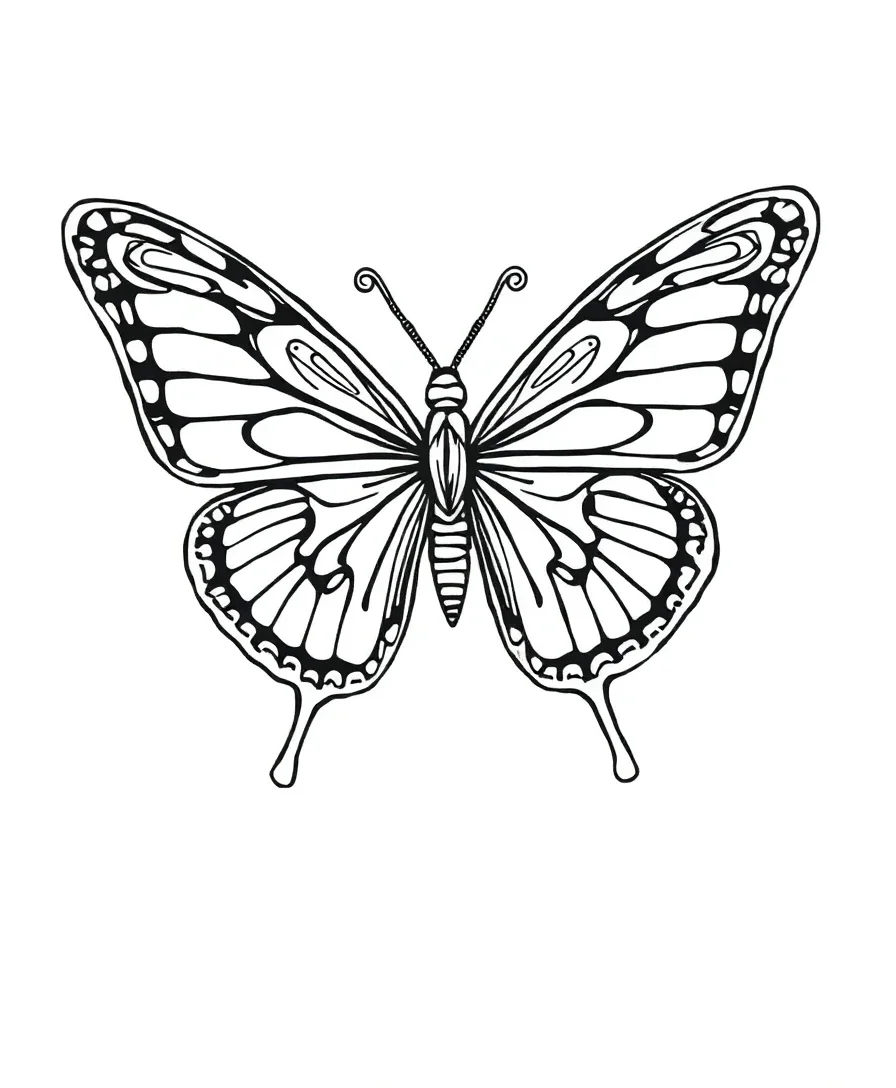 Vibrant Butterfly Wings