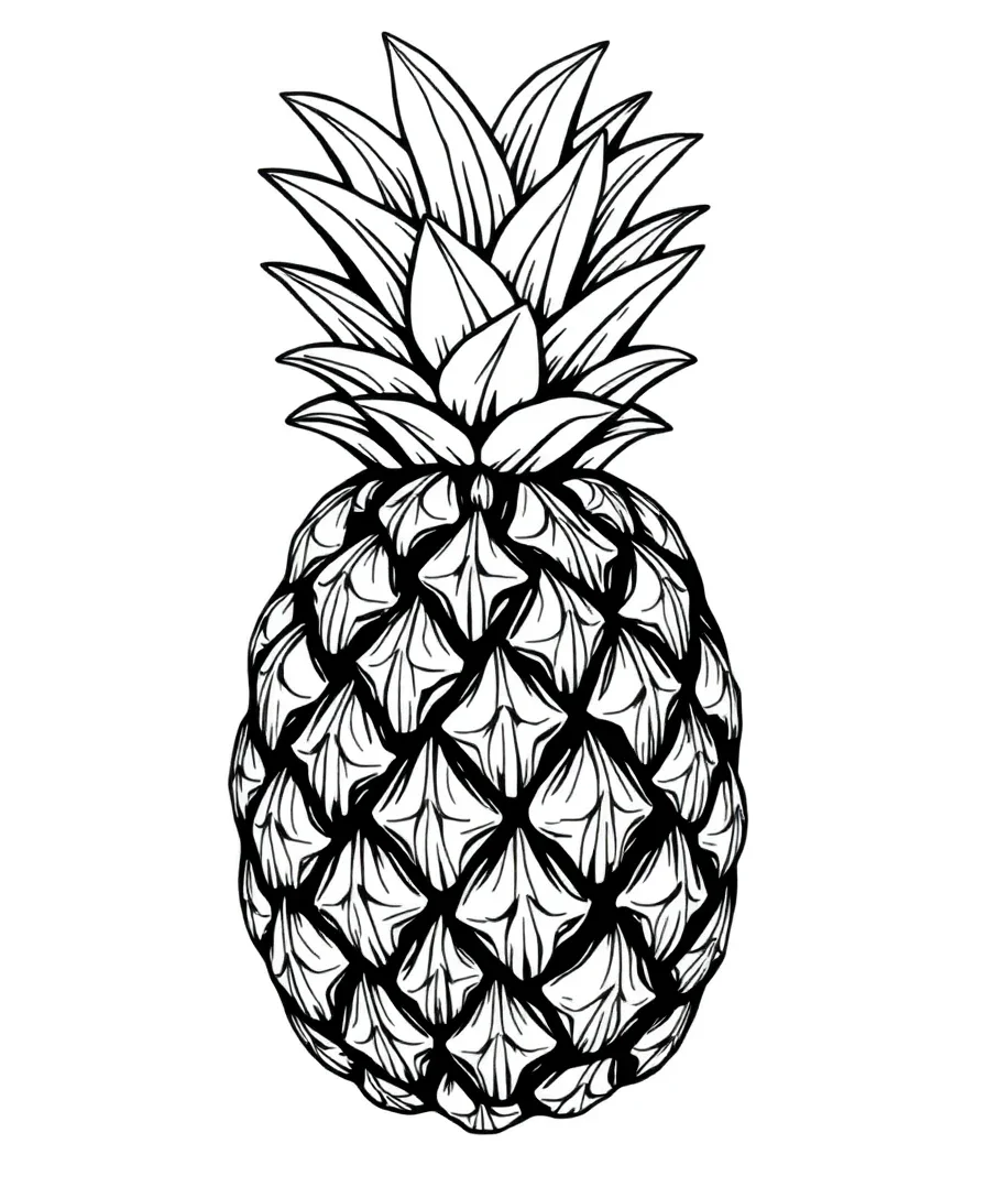 Exquisite Pineapple Design