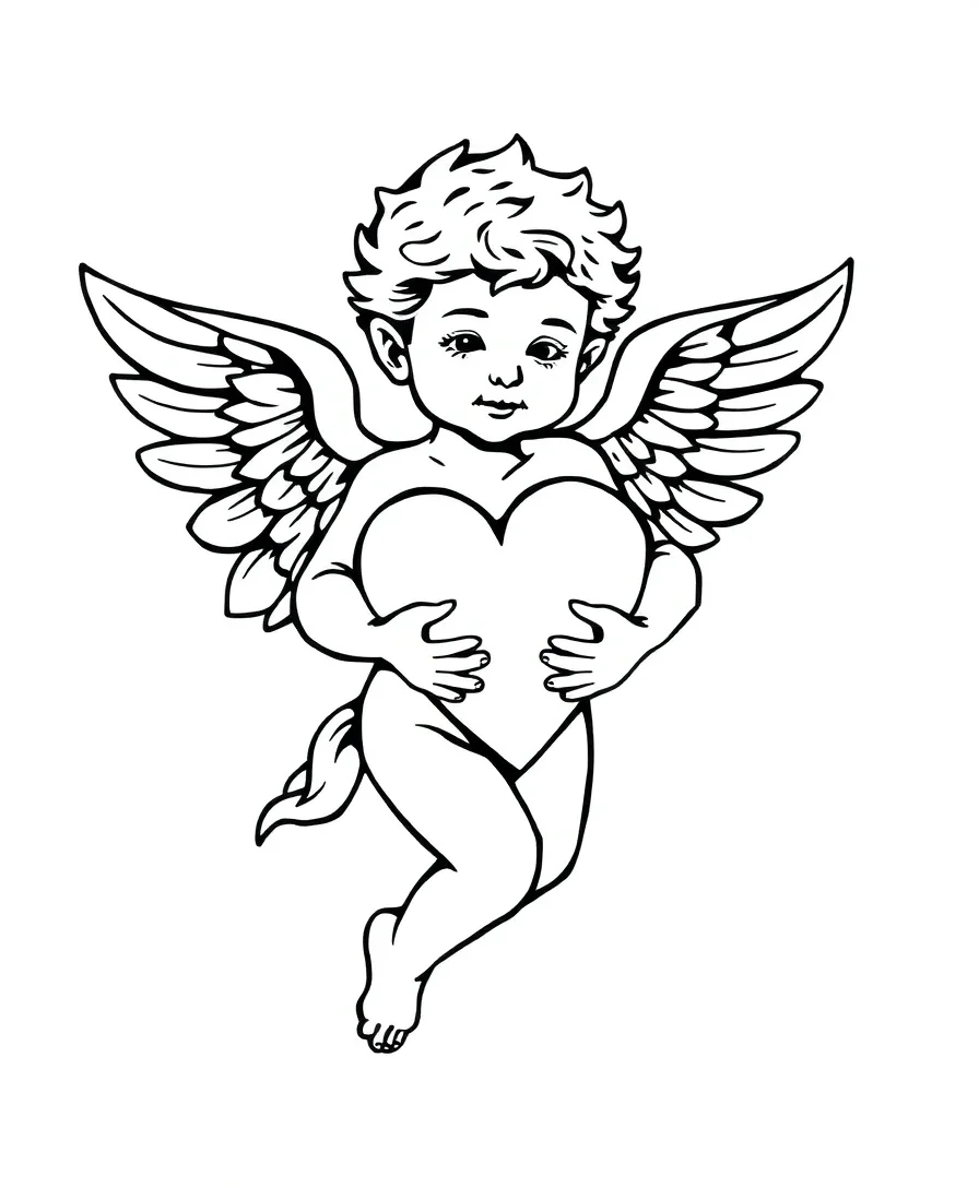 Cherub with Heart