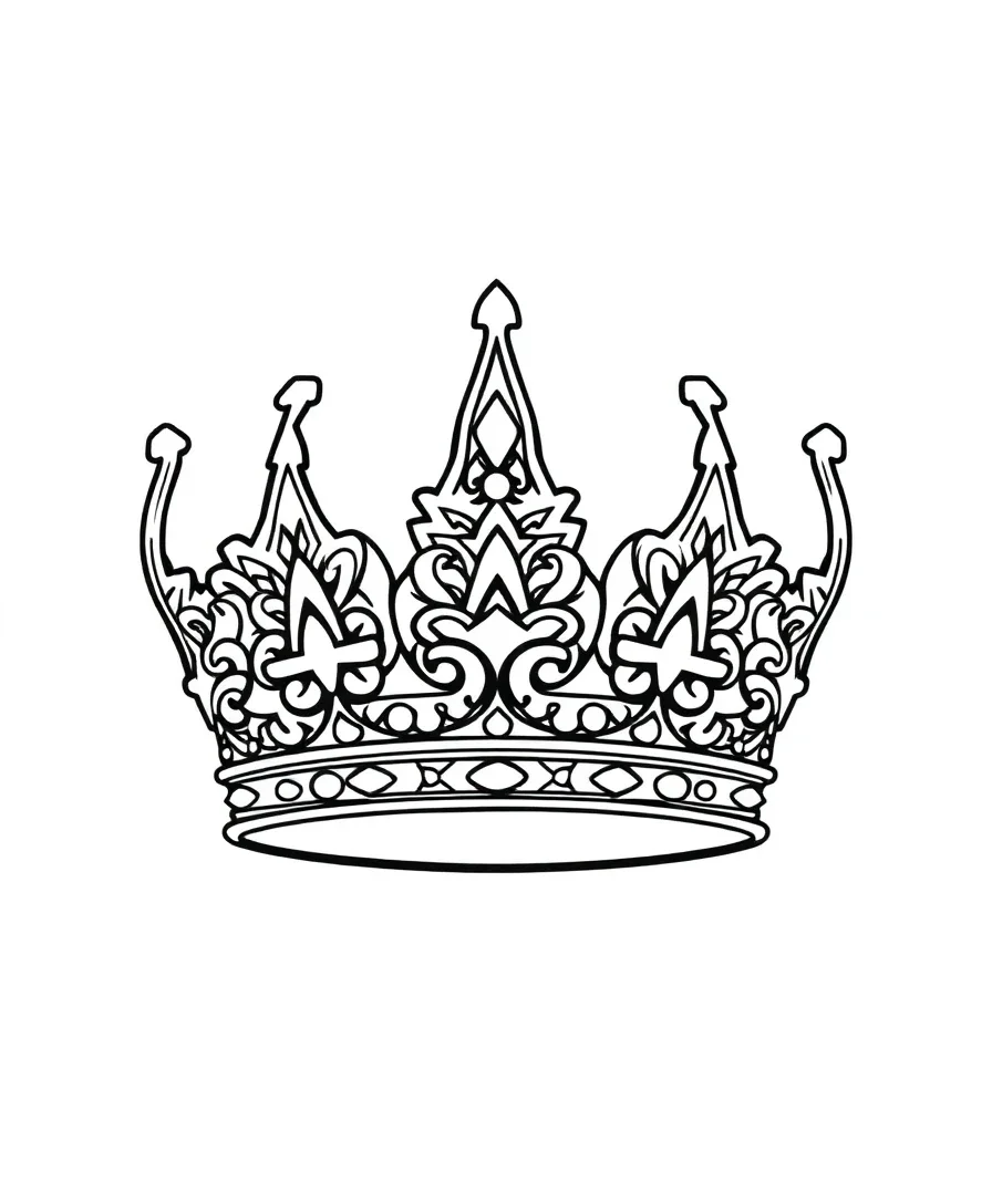 Elegant Birthday Crown