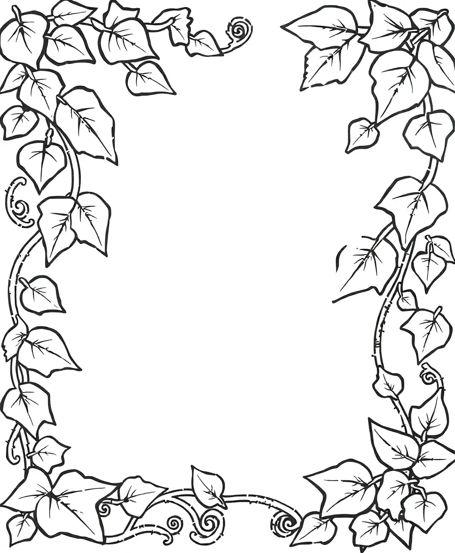 Delicate Ivy Borders