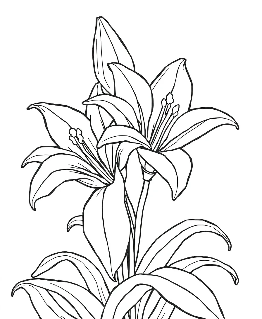 Classic Lily Composition