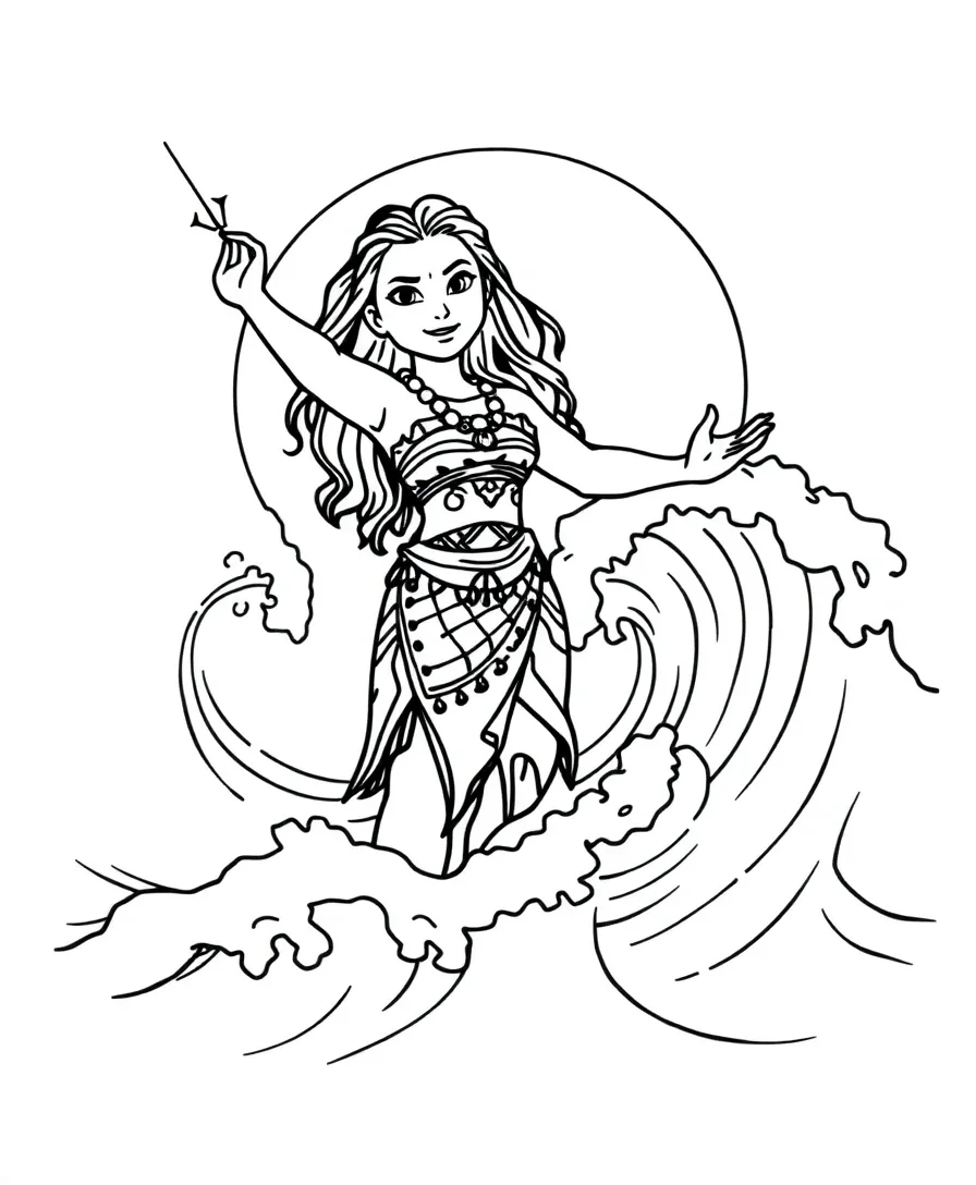 Moana and the Ocean