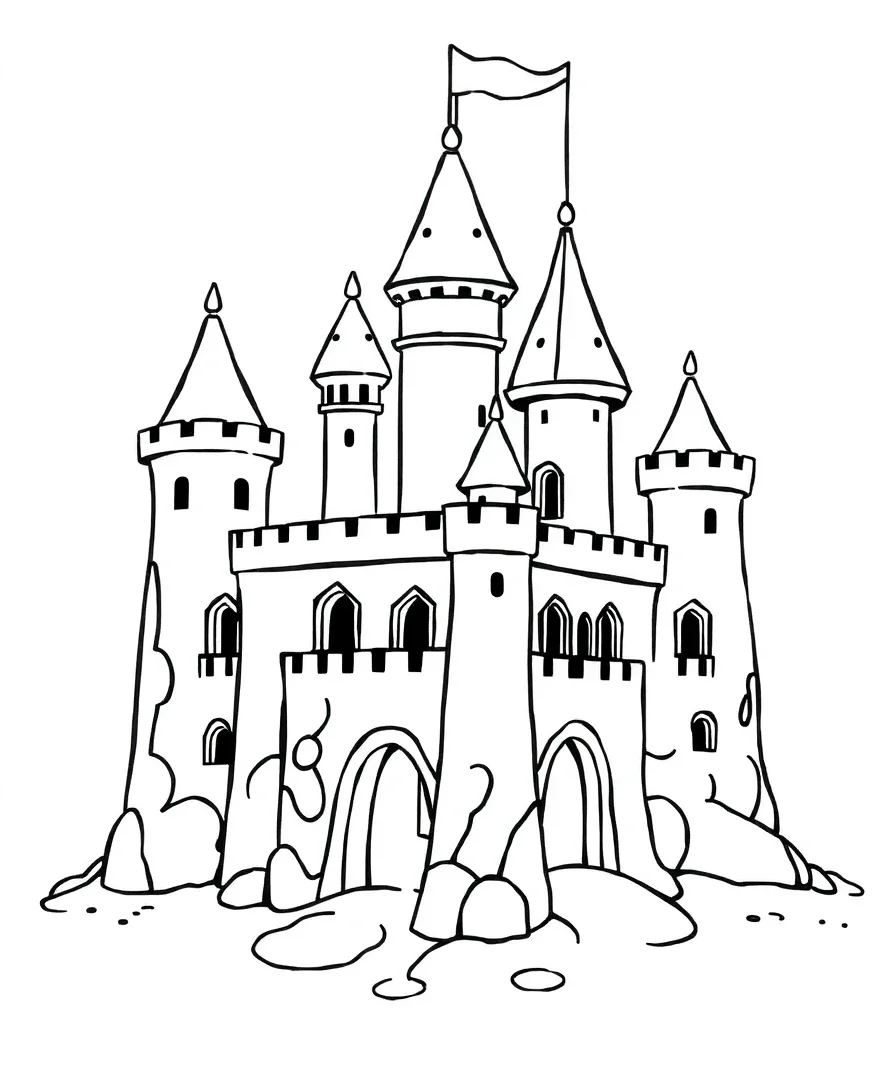 Whimsical Sandcastles
