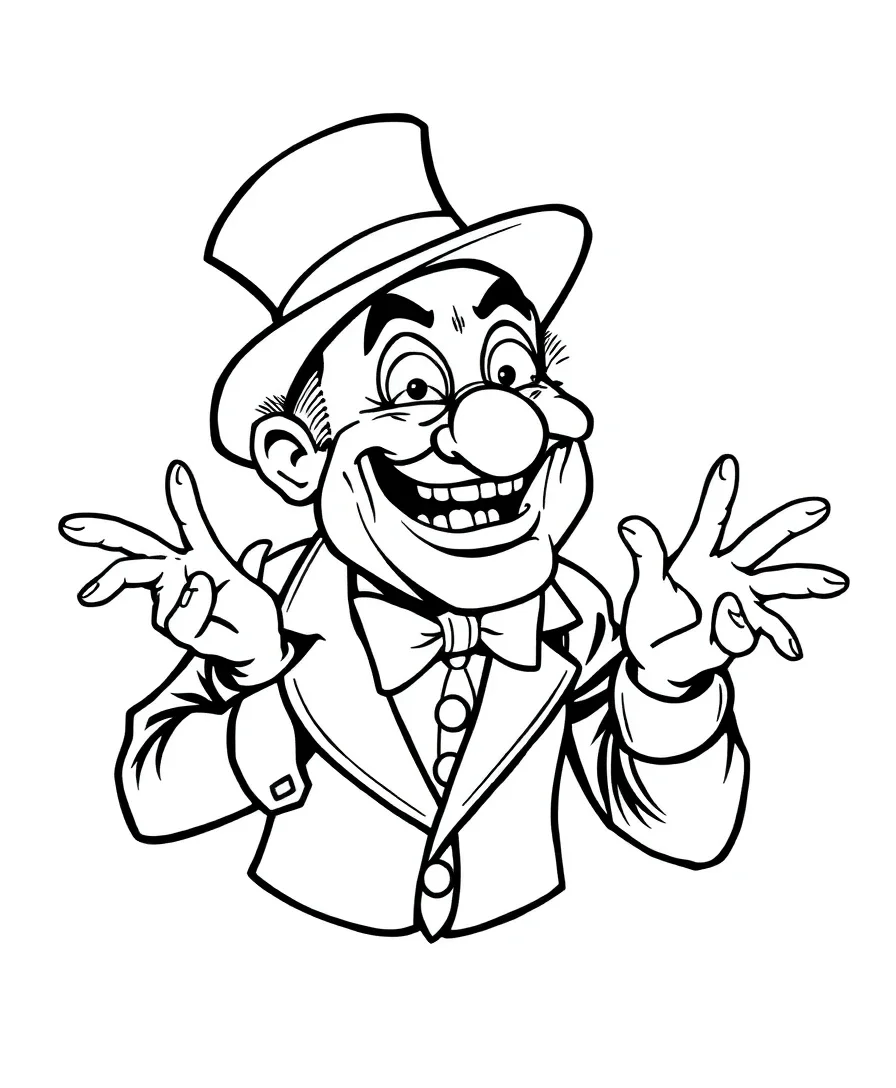 Mr. Bobinsky's Eccentric Pose