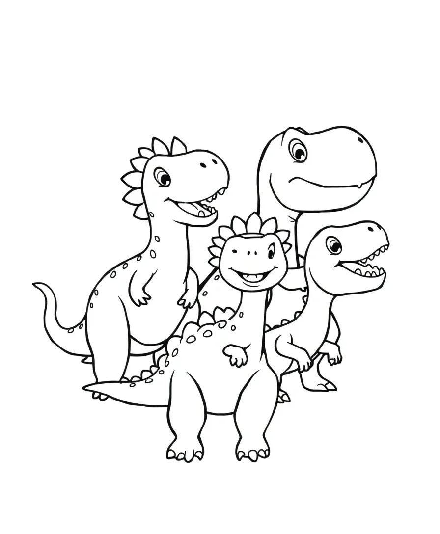 Playful Dinosaur Adventure