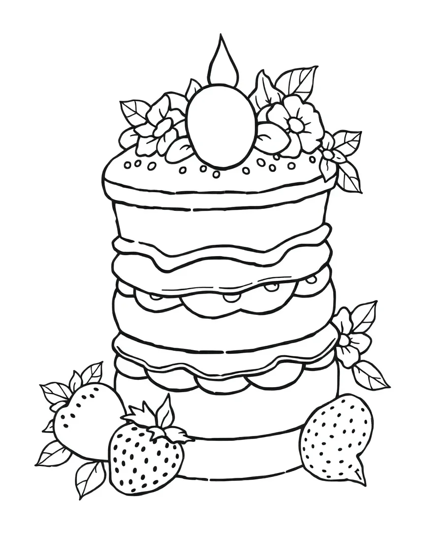 Decorative Shortcake Layers