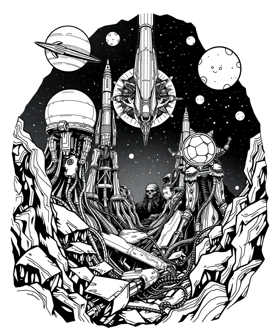 Surreal Sci-Fi Scenes