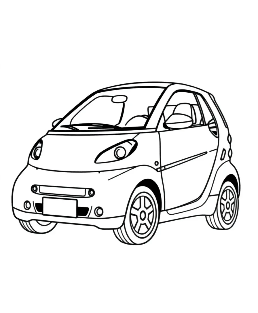 Chic Compact Car