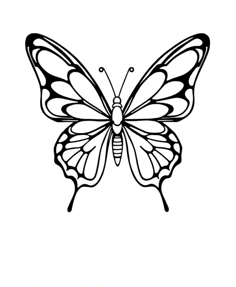 15 Exquisite Butterfly Coloring Pages for Line Art Enthusiasts