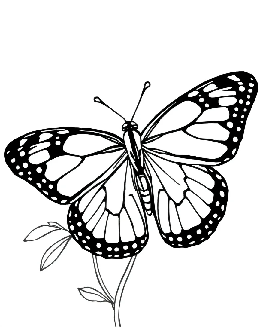 Minimalist White Admiral