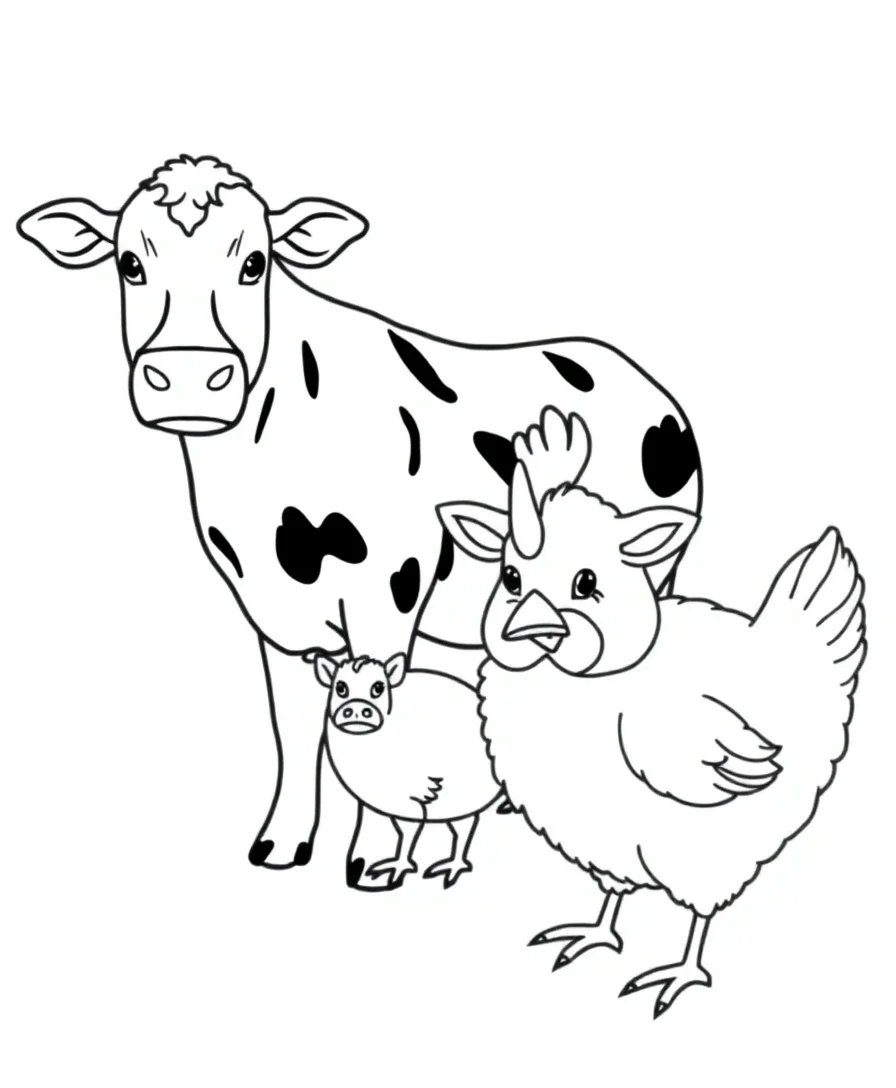 Joyful Farm Animals