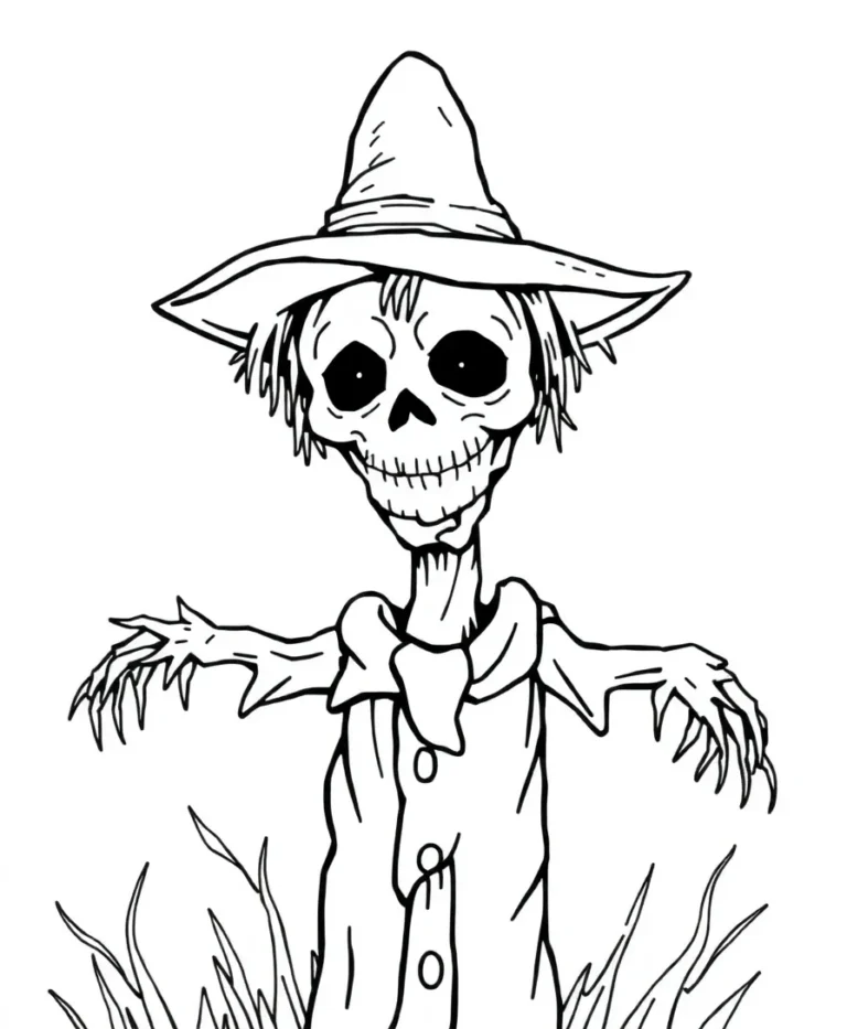 15 Stunning Halloween Coloring Pages for Enthusiasts