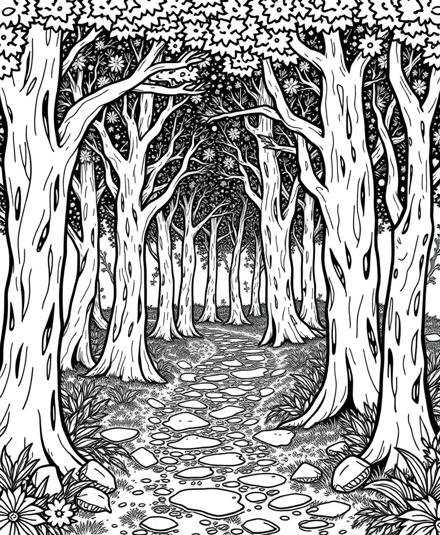 Enchanting Woodland Scene