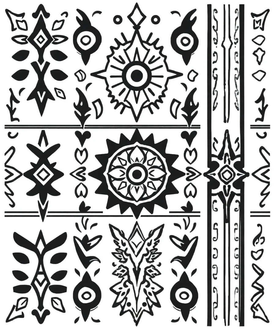 Intricate Tribal Designs