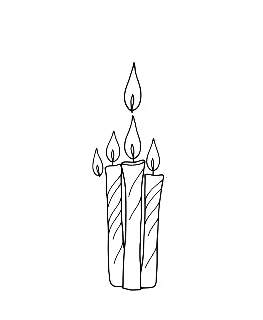 Joyful Birthday Candles