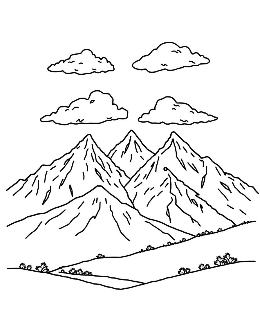 Mystical Mountain Landscape