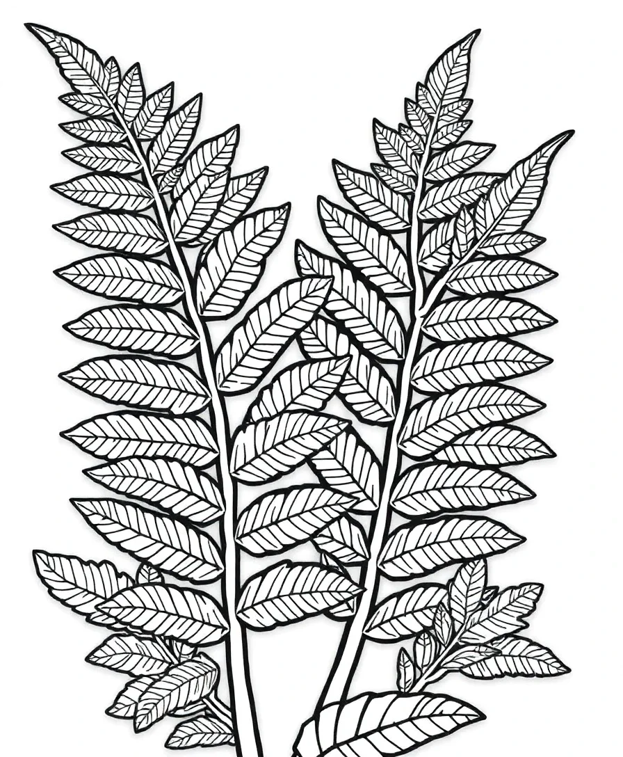 Delicate Fern Leaves