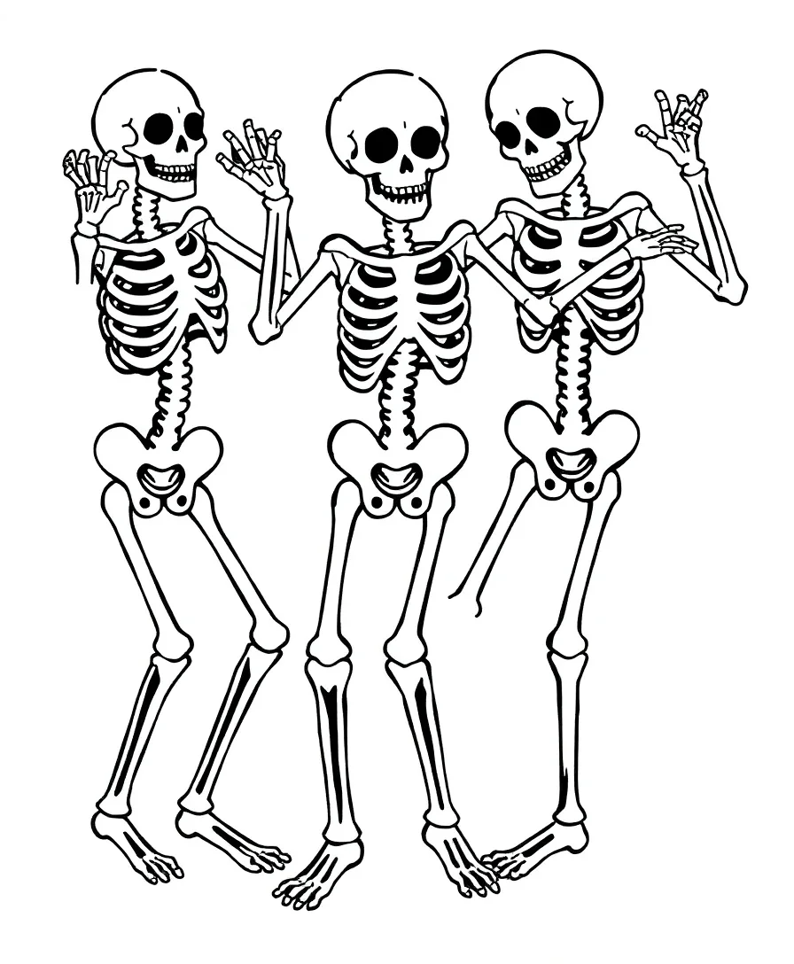 Skeleton Dance Scene