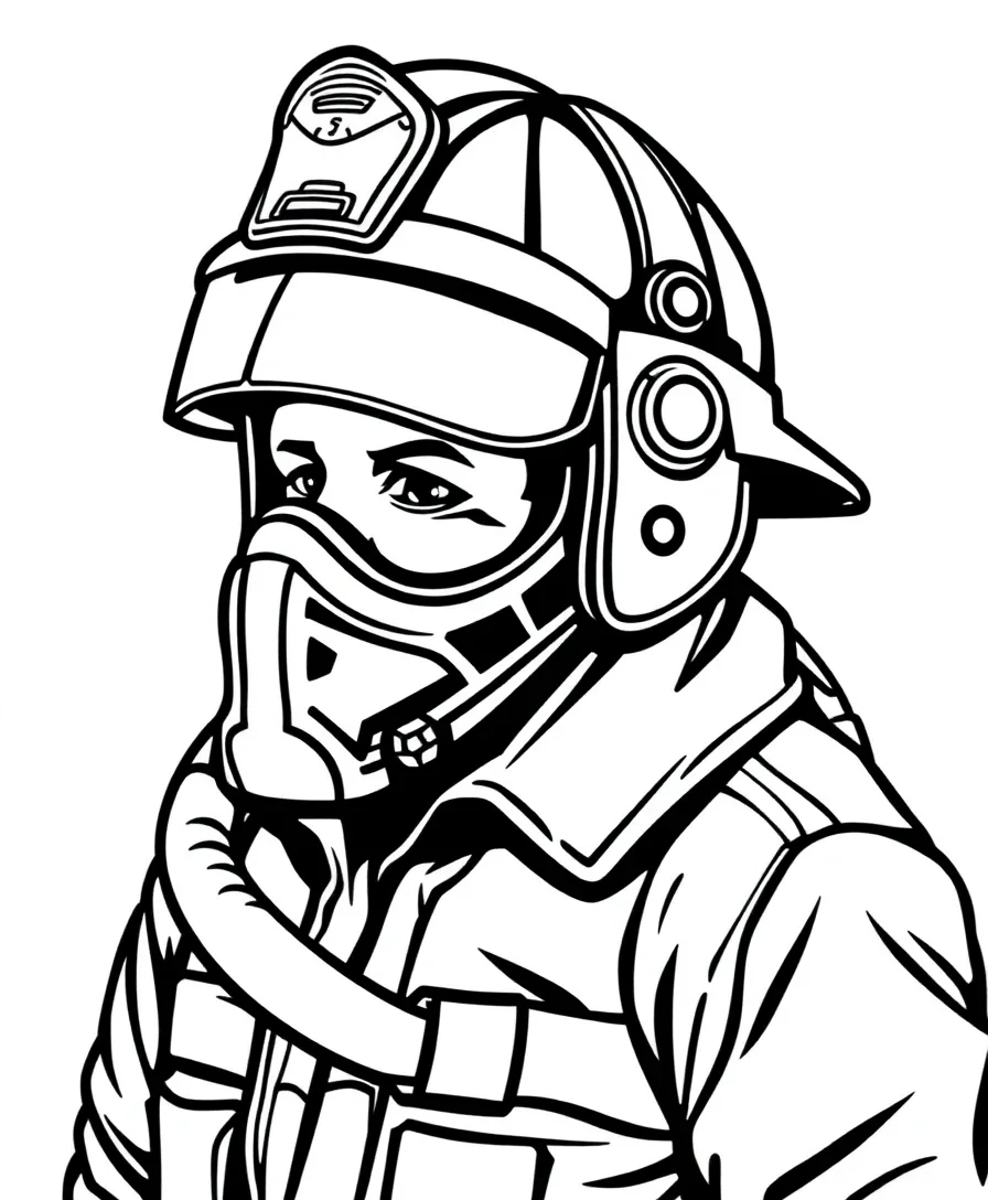 Brave Firefighter