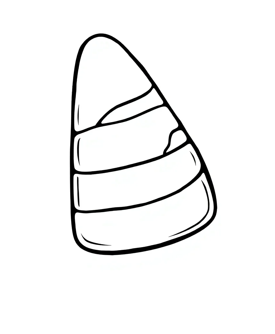 Detailed Candy Corn