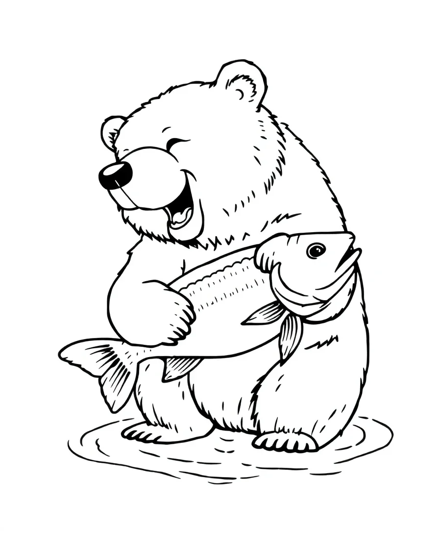 Bear and Fish